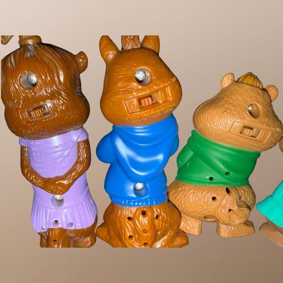 Vintage McDonalds Alvin & The Chipmunks & Chippets Figures A30 - Picture 5 of 8